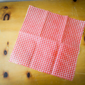 25cm x 25cm (10″ x 10″) wax food wrap